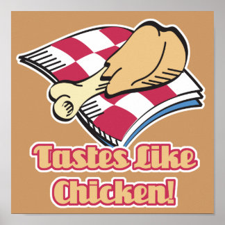 Póster sabe a pollo