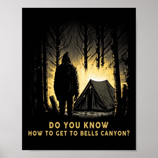 Póster ¿Sabes cómo llegar a Bells-canyon (Frente)