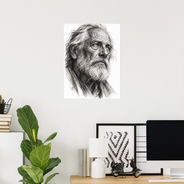 Póster Sabiduría Curtida (Oficina en casa)
