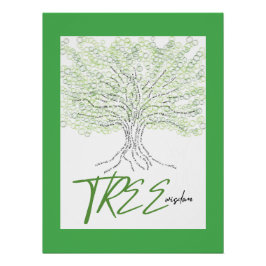 Póster Sabiduría de árbol