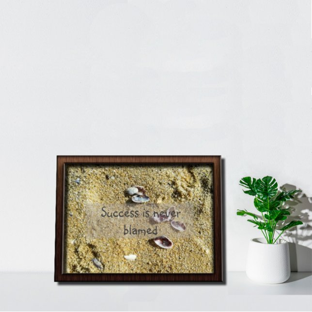 Póster Sabiduría de éxito diciendo poster de foto de aren (Subido por el creador)