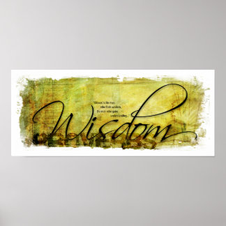 Póster Sabiduría del Poster Proverbs