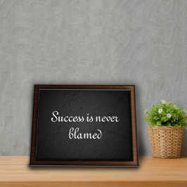 Póster Sabiduría exitosa diciendo poster de charcoalwide