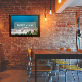 Póster Sabiduría exitosa diciendo poster de foto