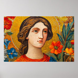 Póster Sabiduría radiante de Santa Catalina de Alejandría