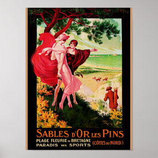 Póster Sables d'Or les Pins