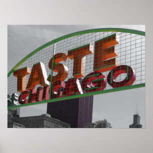 Póster Sabor de Chicago