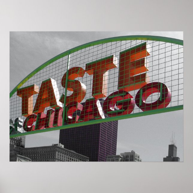 Póster Sabor de Chicago (Frente)