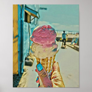 Póster Sabor de helado
