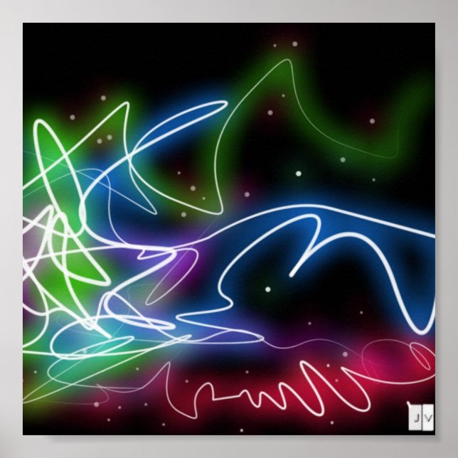 Póster sabor de neón (Frente)