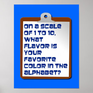 Póster Sabor del Alfabeto