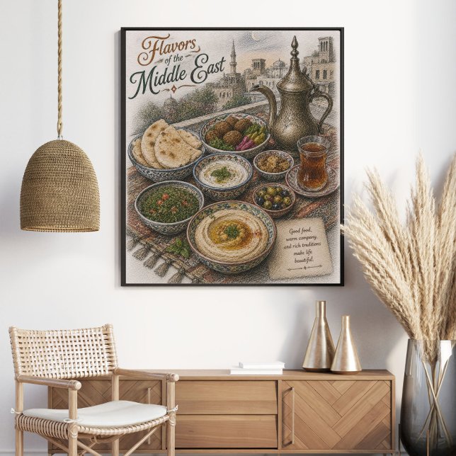 Póster Sabores de la cocina del Medio Oriente (Subido por el creador)