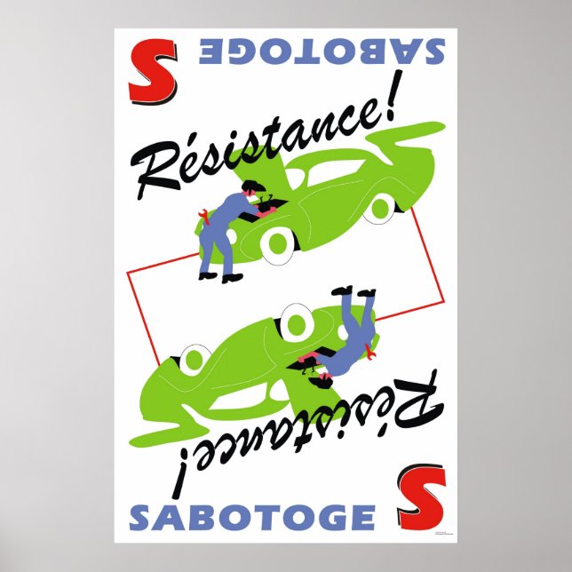 Póster Sabotoge (Frente)