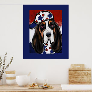 Póster Sabueso Basset
