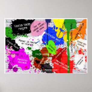 Póster Sacandole los ojos al español