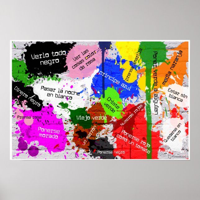 Póster Sacandole los ojos al español (Frente)