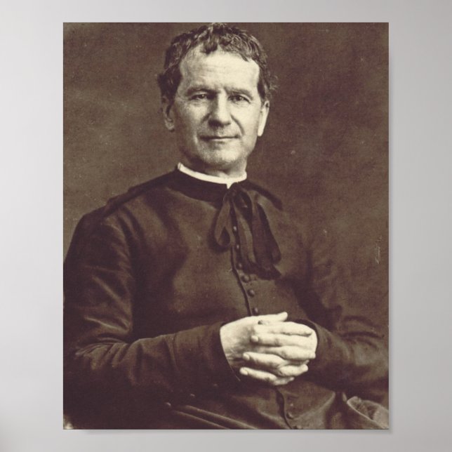 Póster Sacerdote y confesor de San Juan Bosco (Frente)