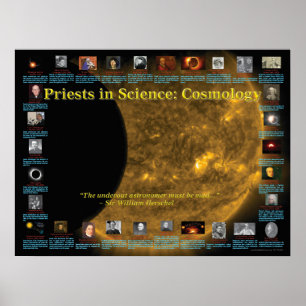 Póster Sacerdotes en ciencia: Cosmología