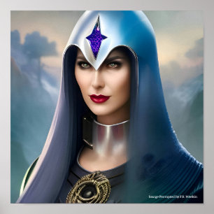 Póster Sacerdotes futuristas