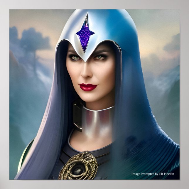 Póster Sacerdotes futuristas (Frente)