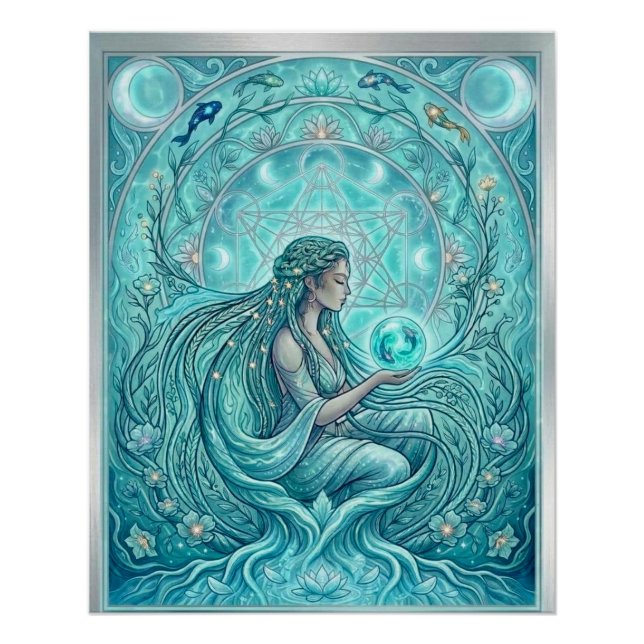Póster Sacerdotisa del Agua (Anverso)