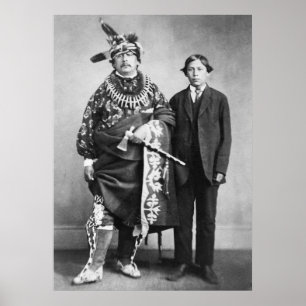 Póster Saco y nación del Fox: 1868