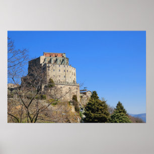 Póster Sacra di San Michele o Abadía de San Miguel