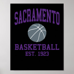 Póster Sacramento Basketball