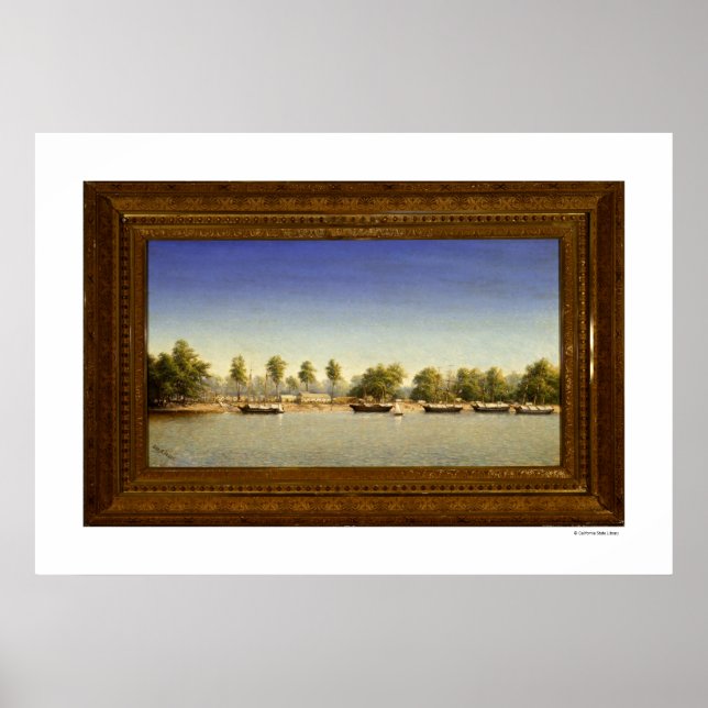 Póster Sacramento City, Poster de julio de 1849 (Frente)