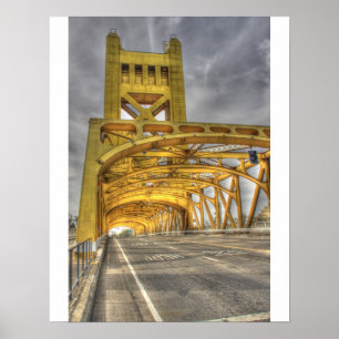Póster Sacramento Tower Bridge