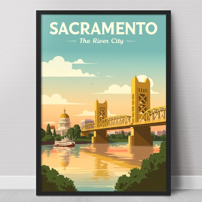 Póster Sacramento vintage (Subido por el creador)