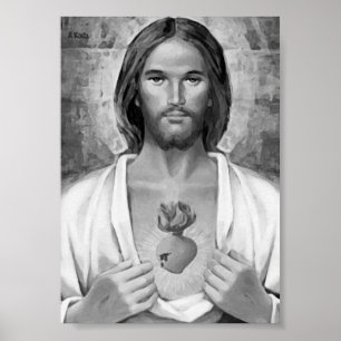 Póster Sacré-Coeur de Jésus.