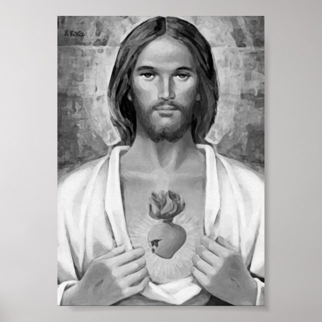 Póster Sacré-Coeur de Jésus. (Frente)