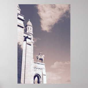 Póster Sacré-Coeur de Montmartre París Sacre Coeur