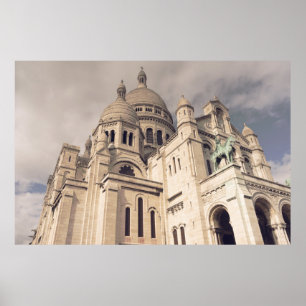 Póster Sacré-Coeur de Montmartre París Sacre Coeur