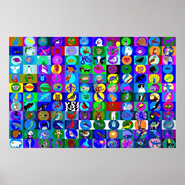 Póster Sacred Animal Songs Poster (Frente)