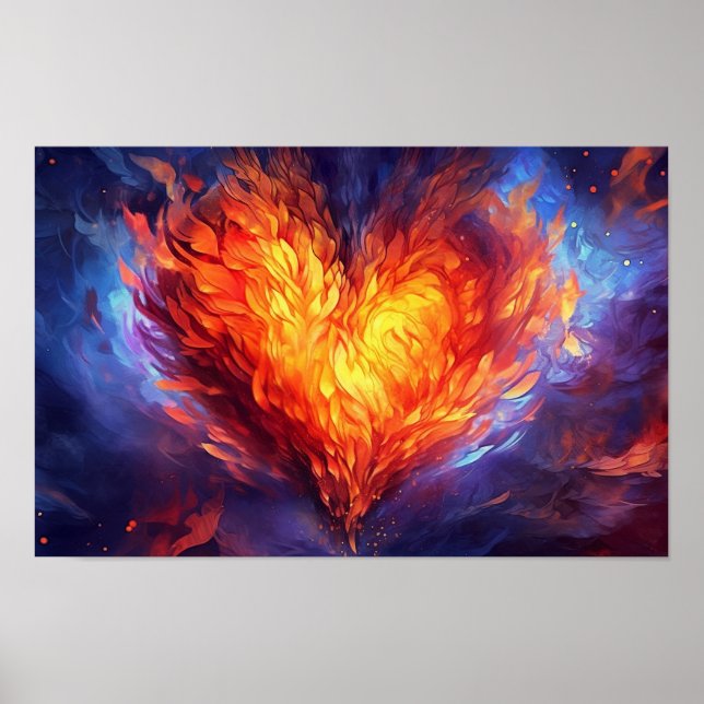 Póster Sacred Flame of Love (Frente)