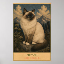 Póster Sacred Grace: Birman Cat