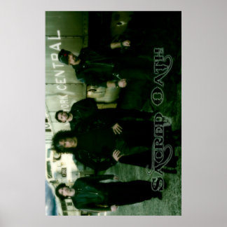 PÓSTER SACRED OATH BAND POSTER