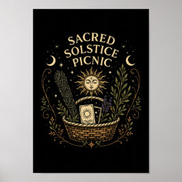Póster Sacred Solstice Picnic Litha 