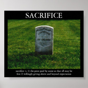 Póster Sacrificar