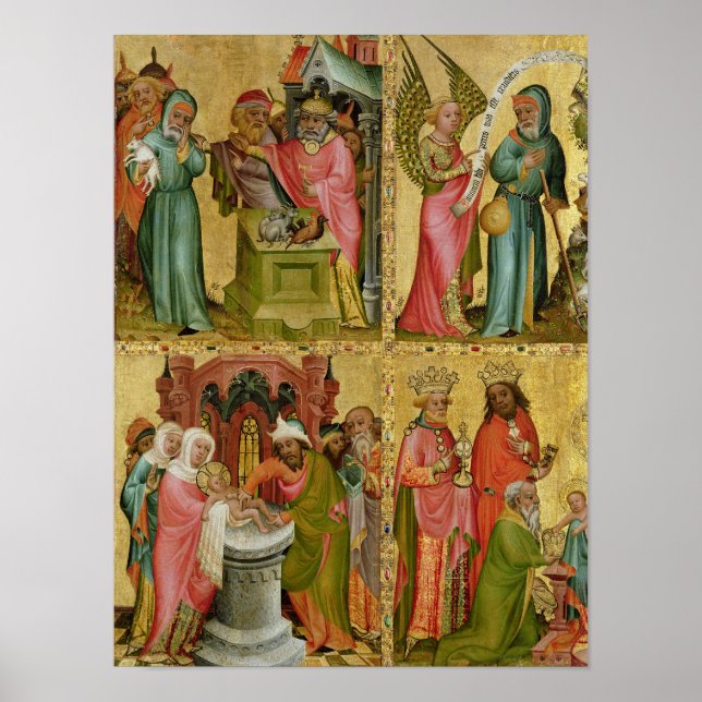 Póster Sacrificio y circuncisión de Cristo de Joaquín (Frente)