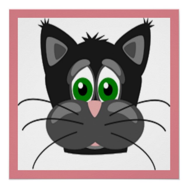 PÓSTER SAD CAT (Anverso)