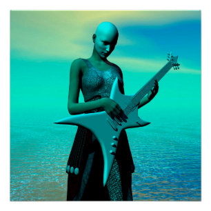 Póster Sad Guitar