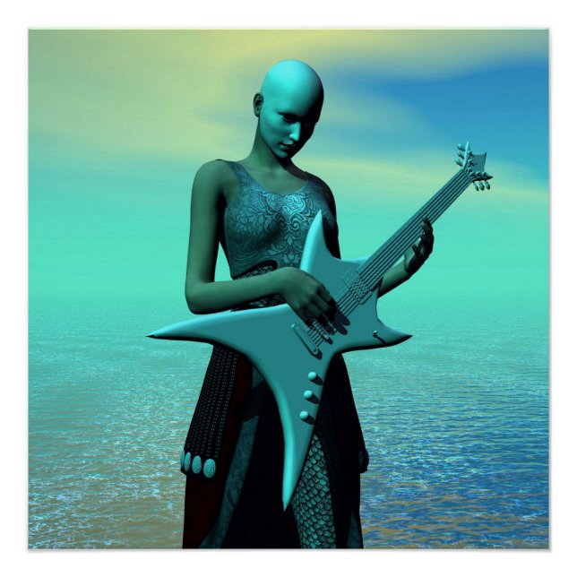 Póster Sad Guitar (Anverso)