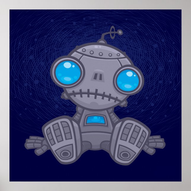Póster Sad Robot (Frente)