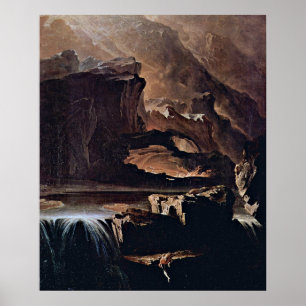 Póster Sadak en busca de las aguas por John Martin
