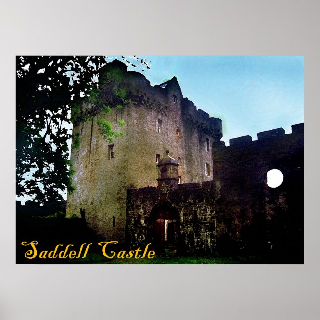 Póster saddell castle (Frente)
