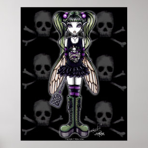 Póster "Sadie" Punk gótico Bug Pixie