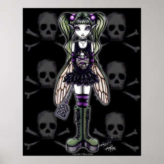 Póster "Sadie" Punk gótico Bug Pixie